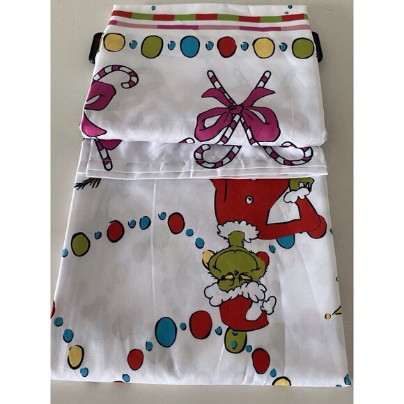 Dr. Seuss The Grinch Max Cindy Lou Christmas Holiday Shower Curtain 70 X 72” NEW - Picture 10 of 12